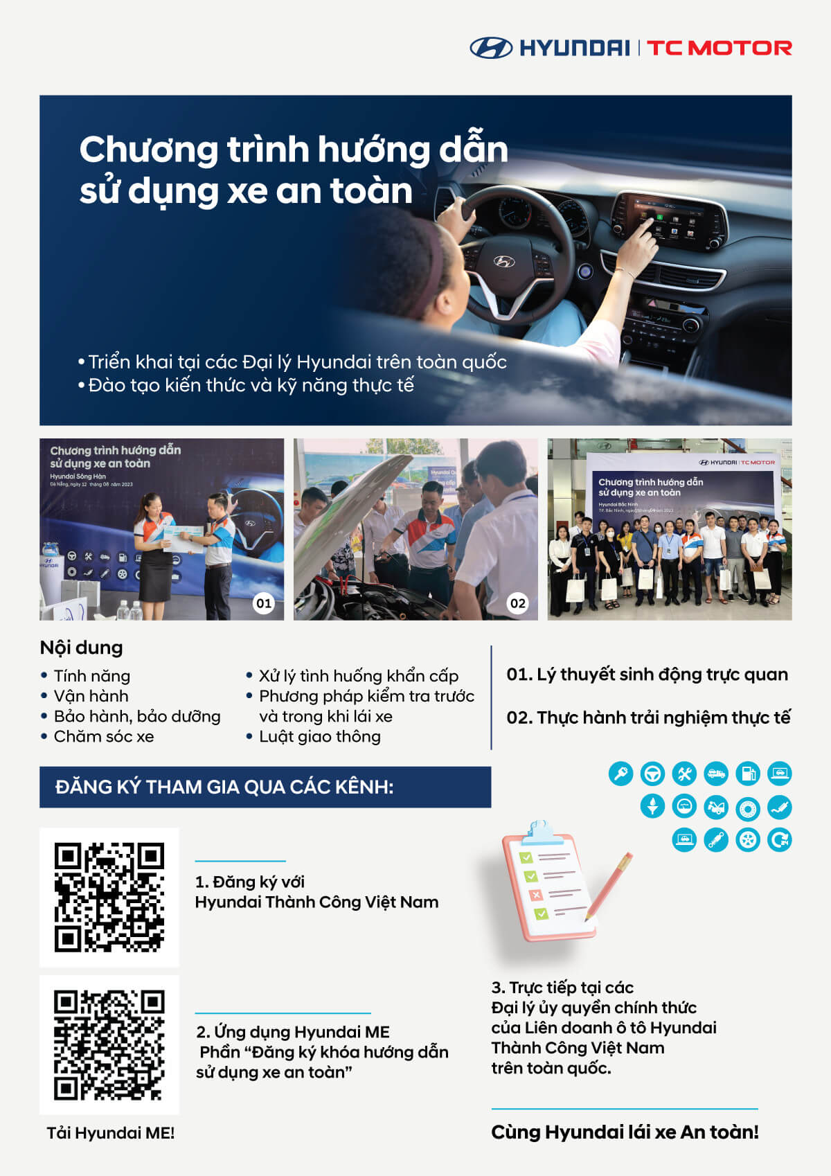 Cách sử dụng xe Hyundai an toàn - Hyundai Bình Dương