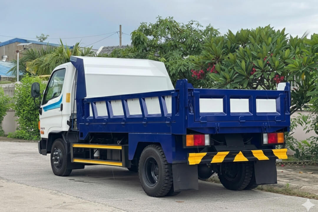 Hyundai W750 thùng lửng bấng nâng